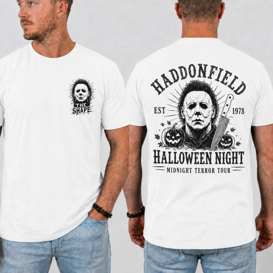 Halloween Night Horror Graphic Tee