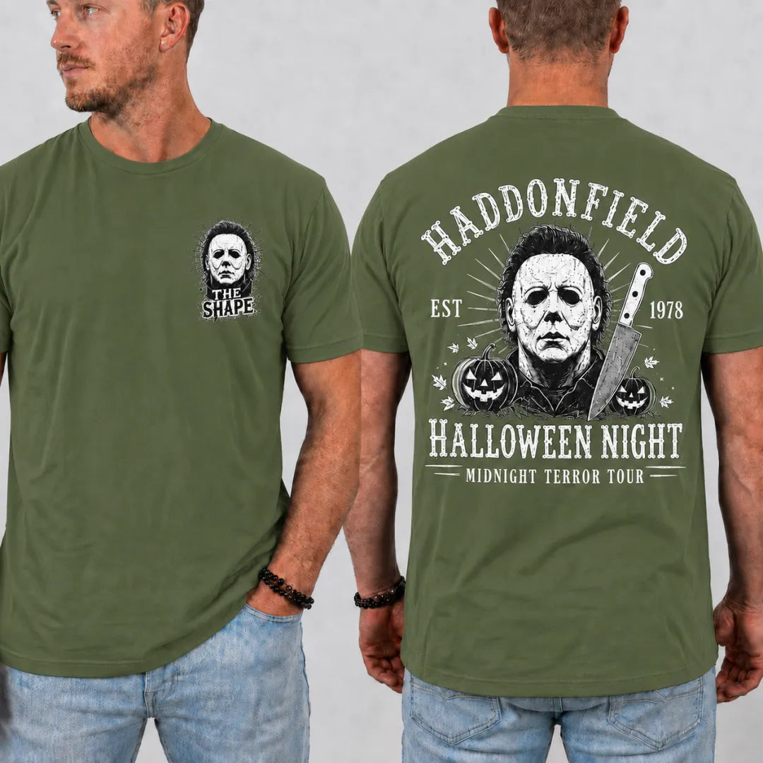 Halloween Night Horror Graphic Tee