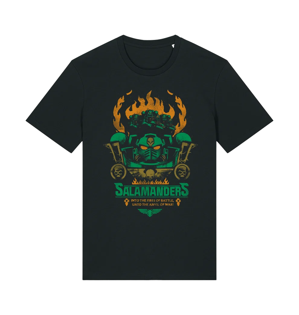 Salamanders - Fires of Battle T Shirt