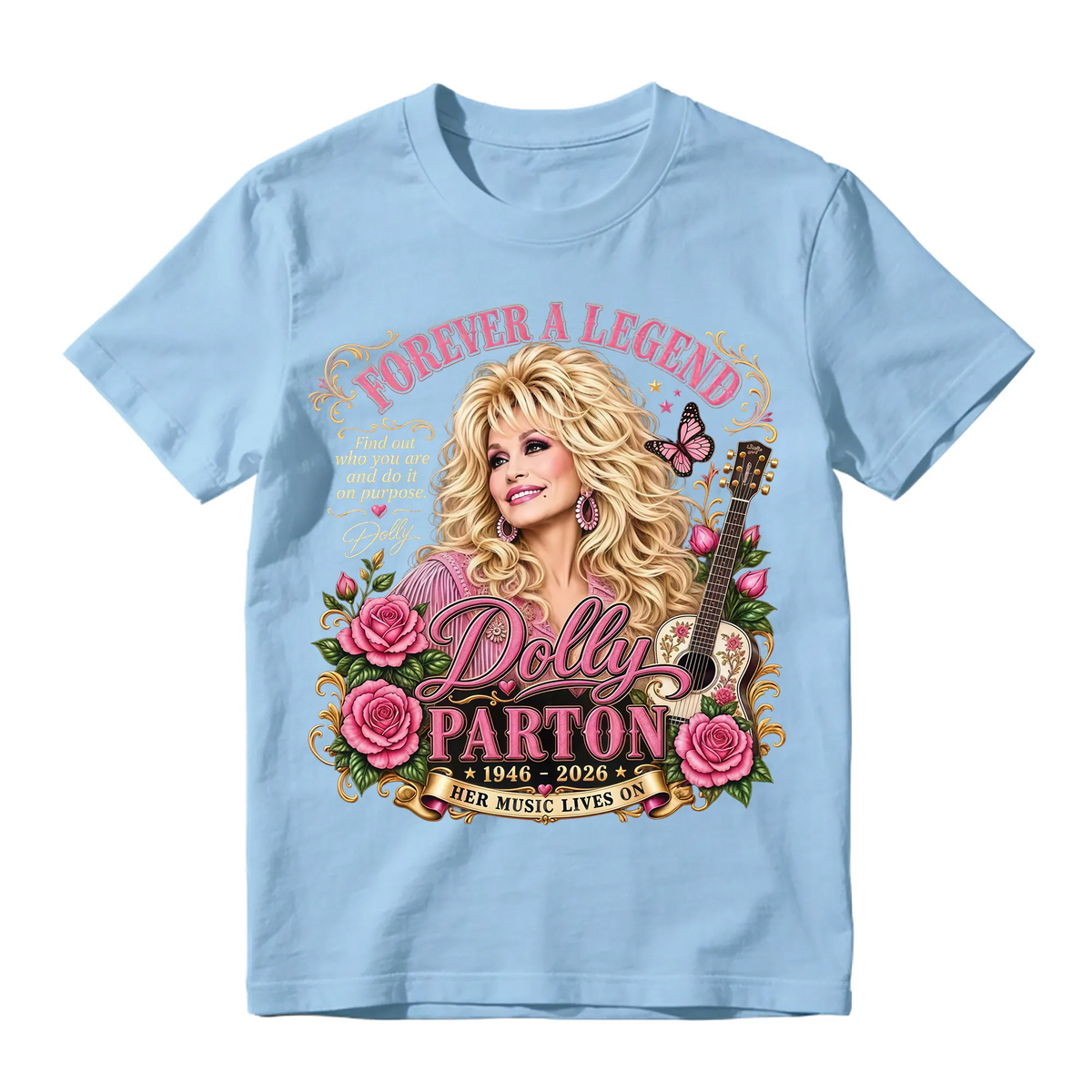 Women's Casual Print Short-Sleeve T-Shirt Legend Forever