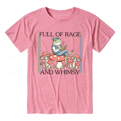 Pagewings Soft Full Of Rage and Whimsy Unisex Heather T-Shirt