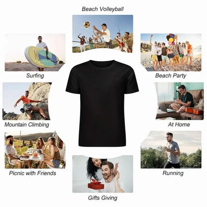 Men's 90s Vintage Michael & Jason Heart Hands Halloween T-Shirt – Cotton Graphic Tee
