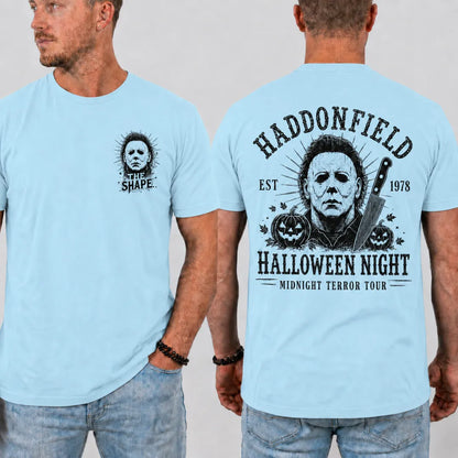 Halloween Night Horror Graphic Tee
