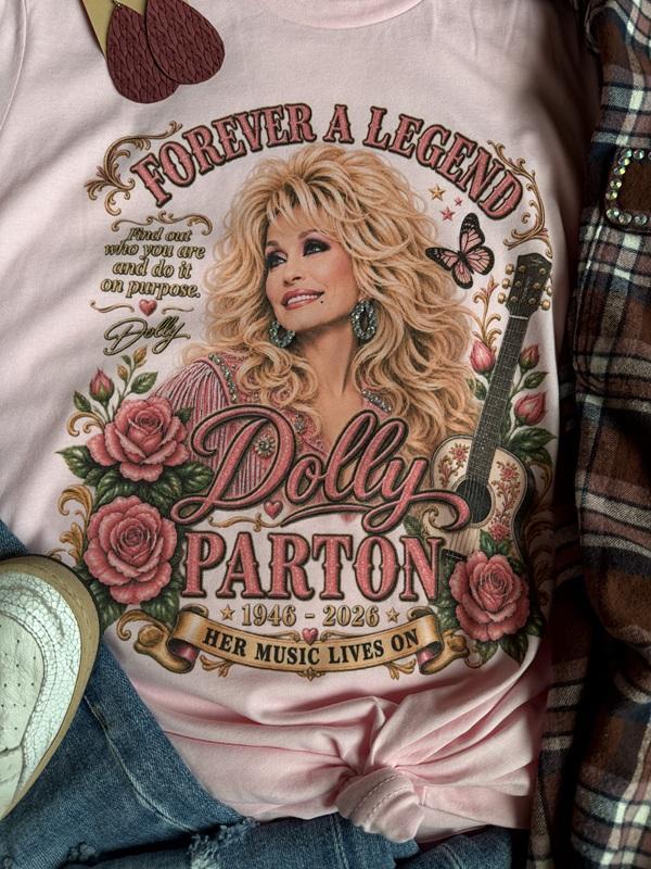 Women's Casual Print Short-Sleeve T-Shirt Legend Forever