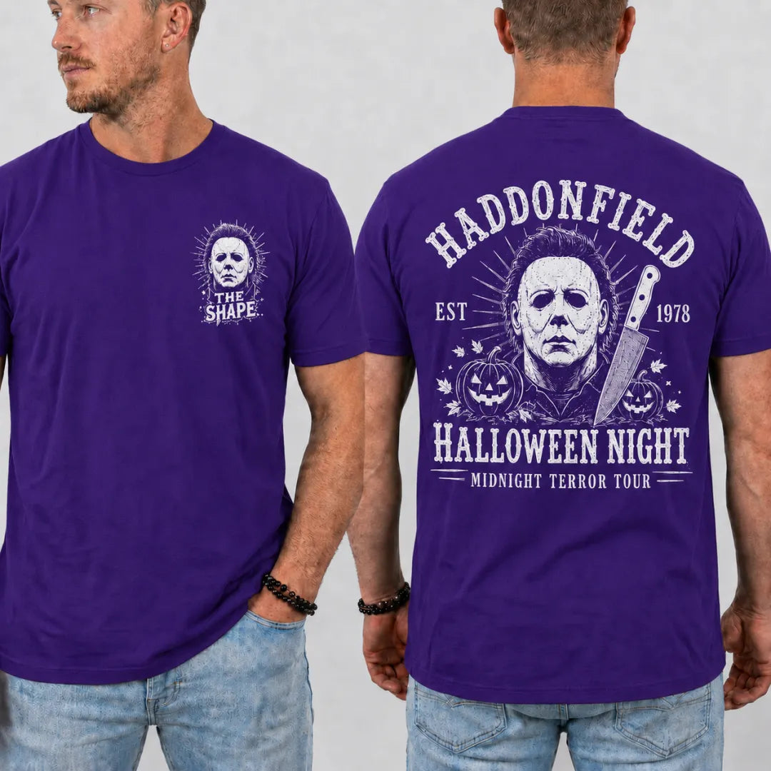 Halloween Night Horror Graphic Tee