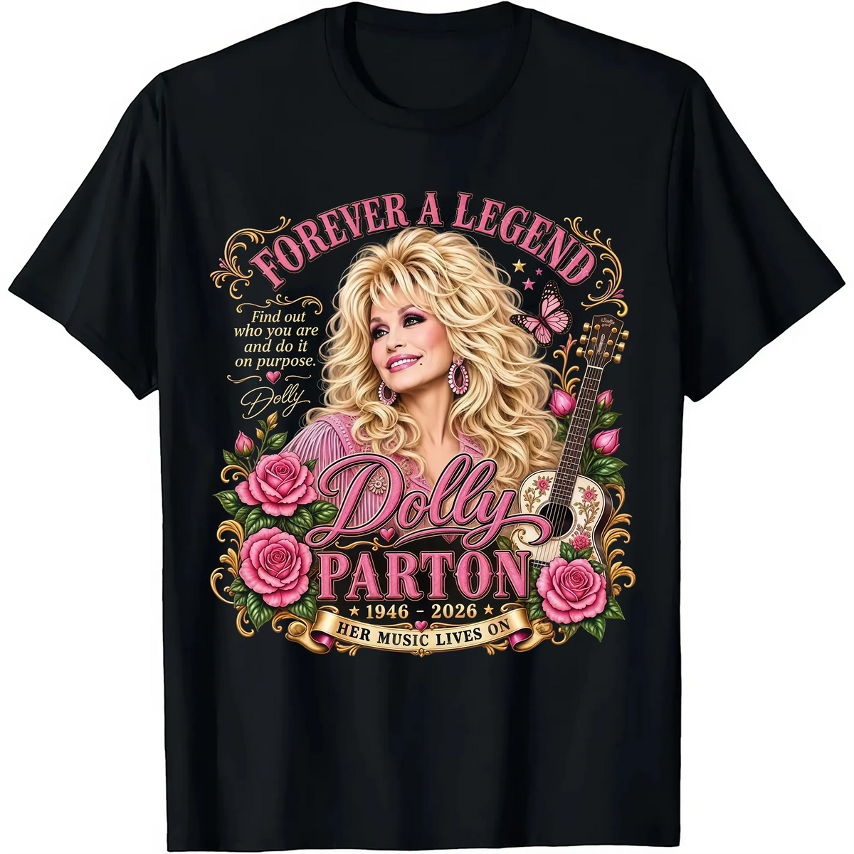 Women's Casual Print Short-Sleeve T-Shirt Legend Forever