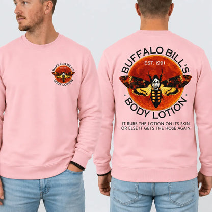 Buffalo Bill's Body Lotion Halloween Sweatshirt