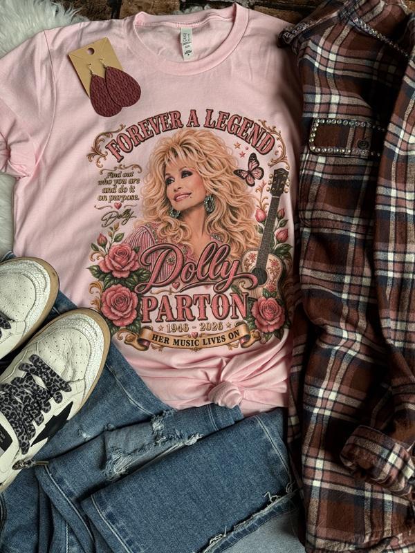 Women's Casual Print Short-Sleeve T-Shirt Legend Forever