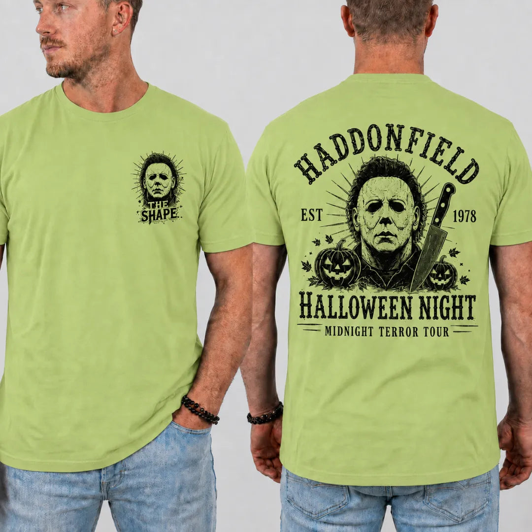 Halloween Night Horror Graphic Tee
