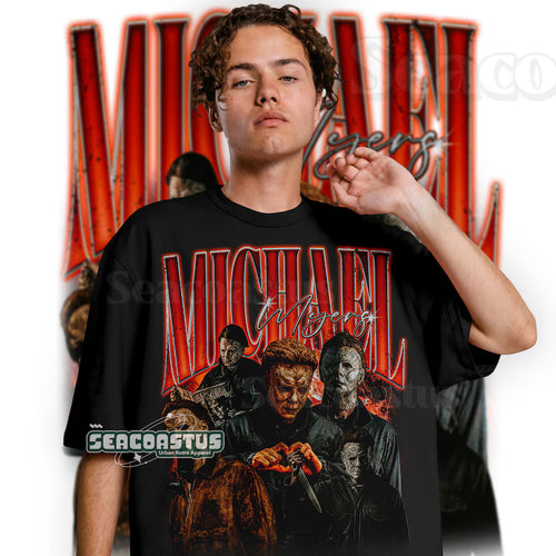 Limited Michael Myers Vintage T-Shirt – Retro Horror Graphic Tee, 90s Fan Gift