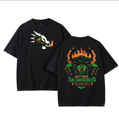 Salamanders - Fires of Battle T Shirt