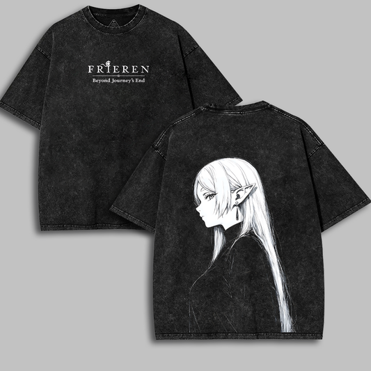 Frieren Beyond Journey's End Vintage Washed T-Shirt